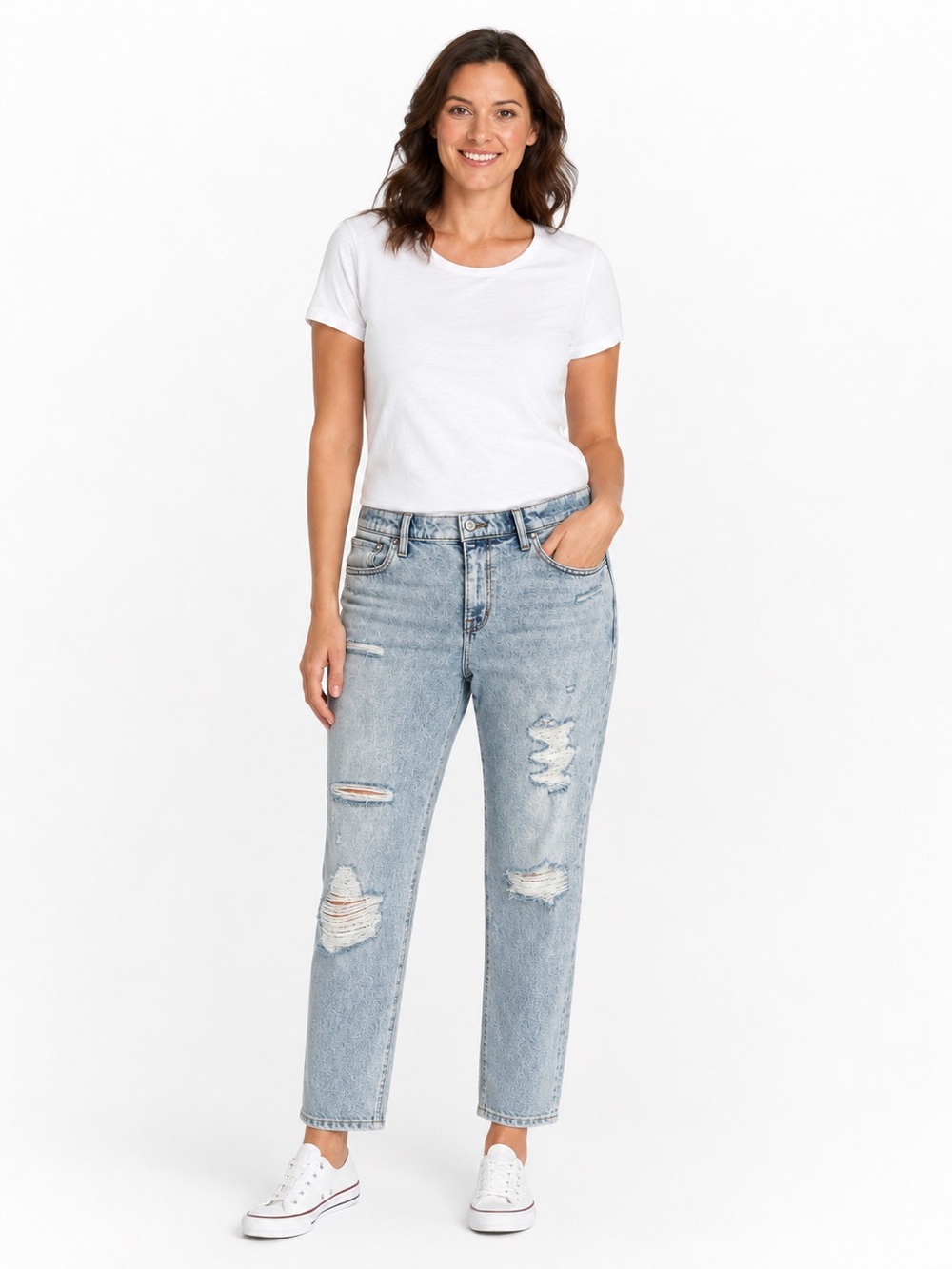 Abercrombie & Fitch jeans boyfriend mid rise women’s size 12